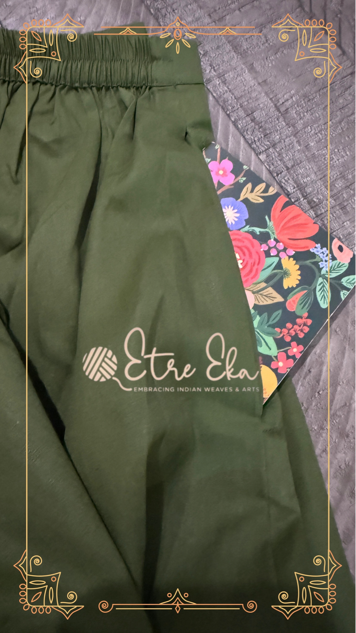 Sanganeri printed Muslin Kurti-Straight Kurti Set Brick Orange-Casual Wear- High Nexk