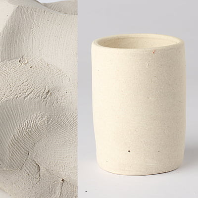 Sara Clay High Fire Stoneware White - L Sara Clay High Fire Stoneware White - L