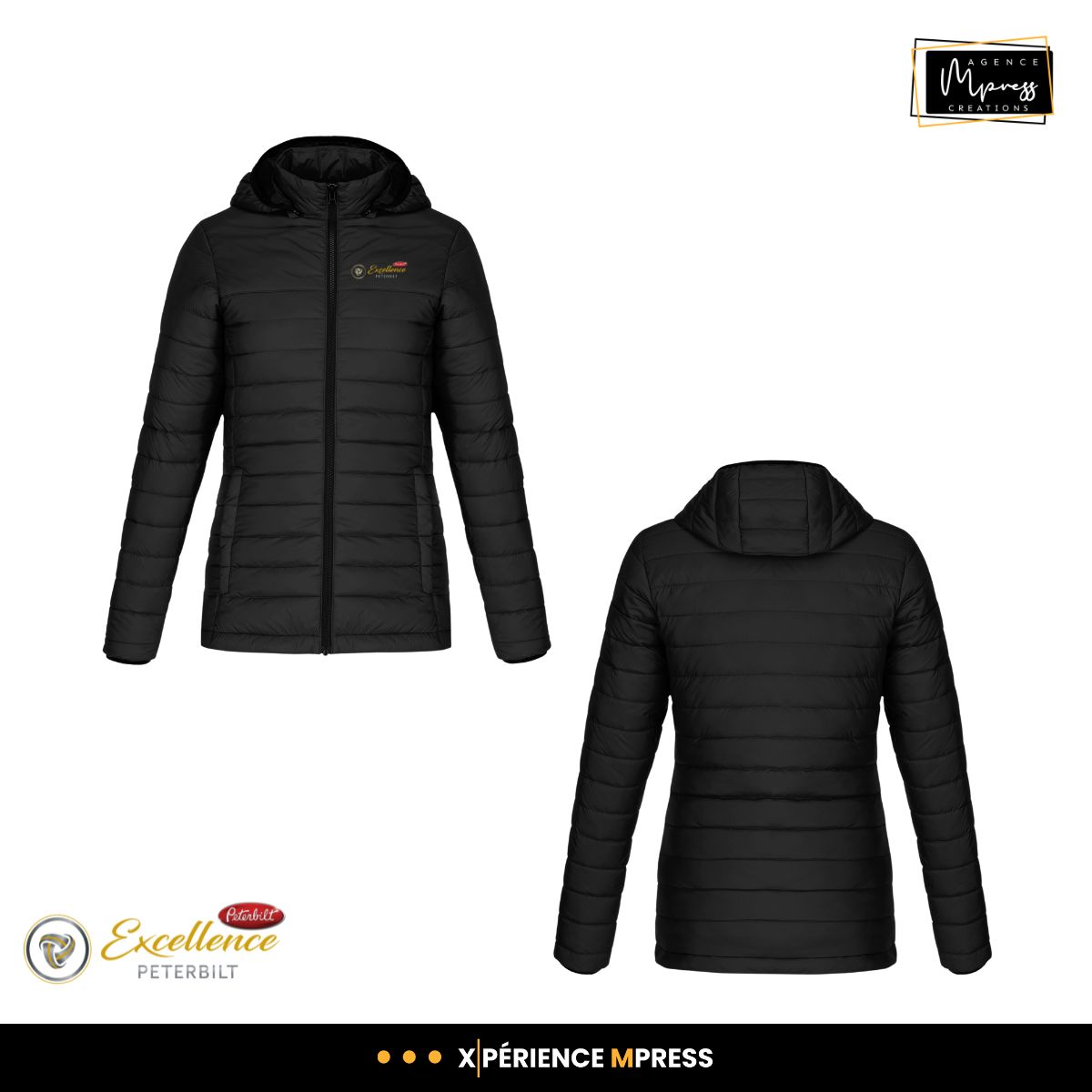 Manteau capuchon amovible femme - Excellence Peterbilt