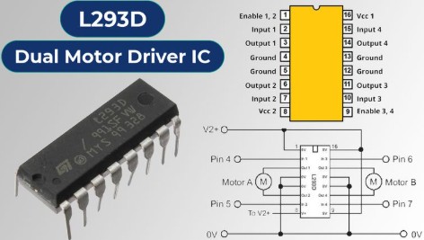 L293D MOTOR DRIVER