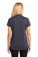 L574 PLAYERA POLO DAMA MC PORT AUTHORITY DIGI HEATHER PERFORMANCE