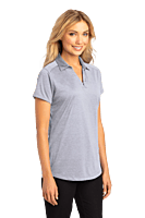L574 PLAYERA POLO DAMA MC PORT AUTHORITY DIGI HEATHER PERFORMANCE