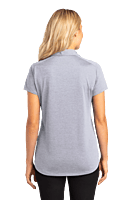 L574 PLAYERA POLO DAMA MC PORT AUTHORITY DIGI HEATHER PERFORMANCE