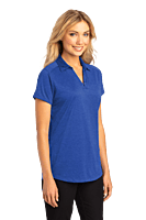 L574 PLAYERA POLO DAMA MC PORT AUTHORITY DIGI HEATHER PERFORMANCE