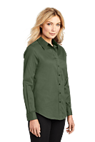 L608 CAMISA DAMA ML PORT AUTHORITY EASY CARE