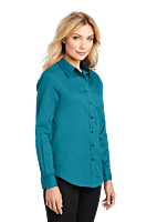 L608 CAMISA DAMA ML PORT AUTHORITY EASY CARE