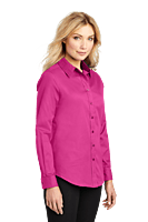 L608 CAMISA DAMA ML PORT AUTHORITY EASY CARE