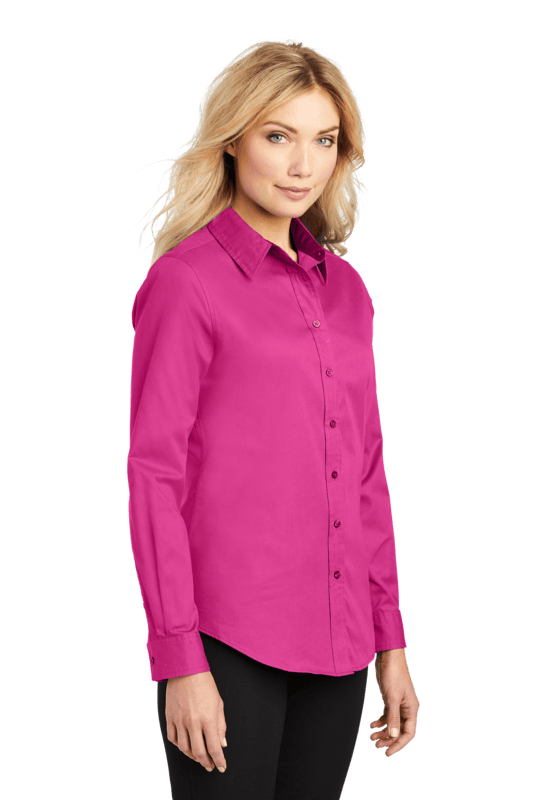 L608 CAMISA DAMA ML PORT AUTHORITY EASY CARE