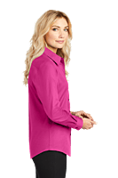 L608 CAMISA DAMA ML PORT AUTHORITY EASY CARE