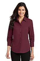 L612 CAMISA DAMA M3/4 PORT AUTHORITY EASY CARE