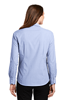 L640 CAMISA DAMA ML PORT AUTHORITY CROSSHATCH 