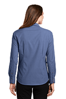 L640 CAMISA DAMA ML PORT AUTHORITY CROSSHATCH 