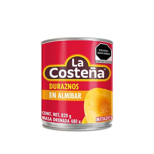 LA COSTEÑA DURAZNO EN MITADES 820 G