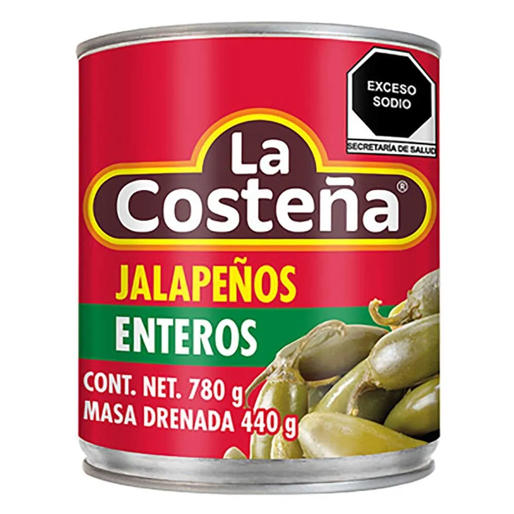 LA COSTEÑA JALAPEÑO ENTERO 780 G