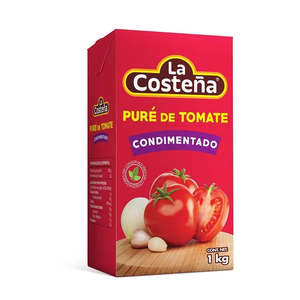 LA COSTEÑA PURE DE TOMATE BRICK 1 L