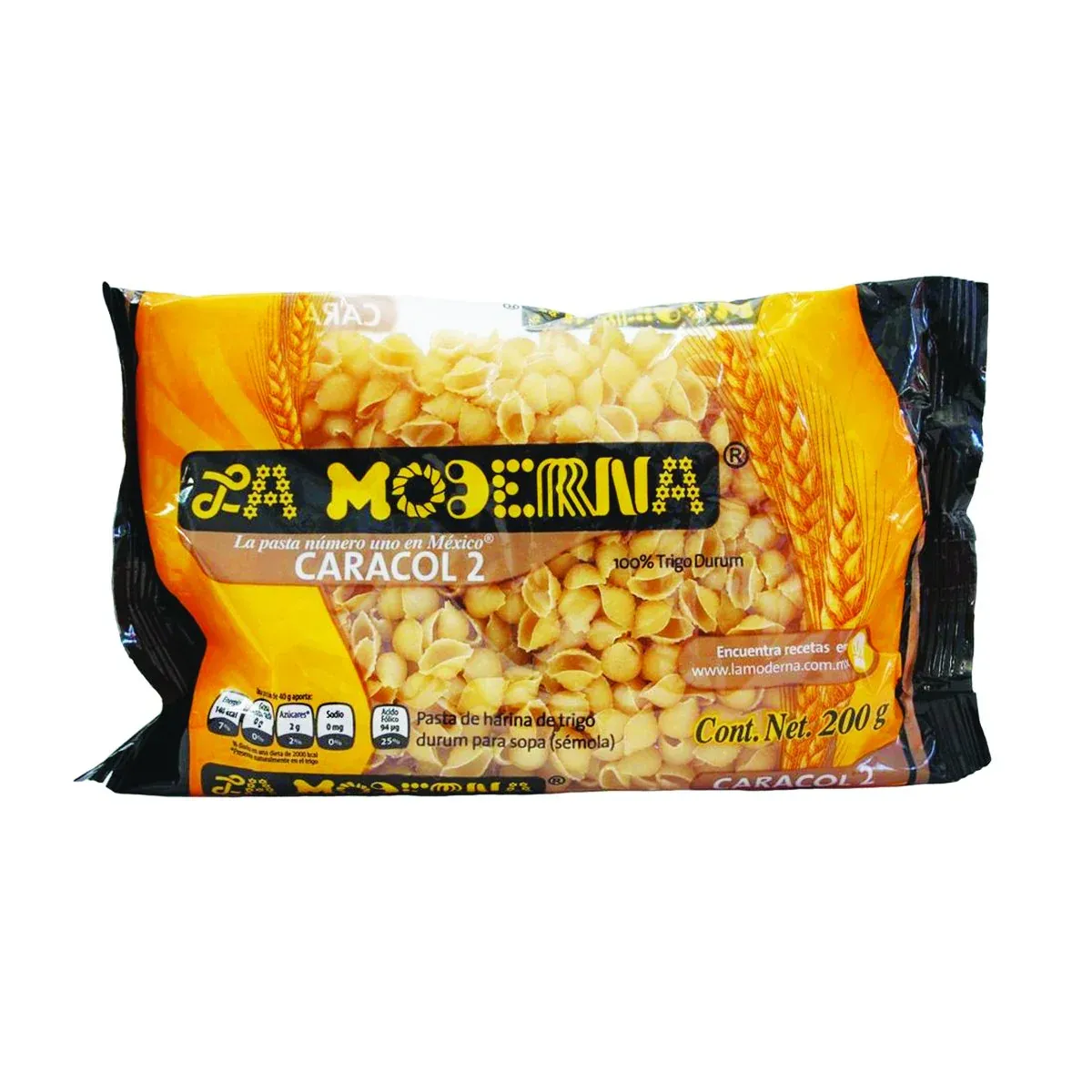 LA MODERNA SOPA CARACOL NO 2 200 G