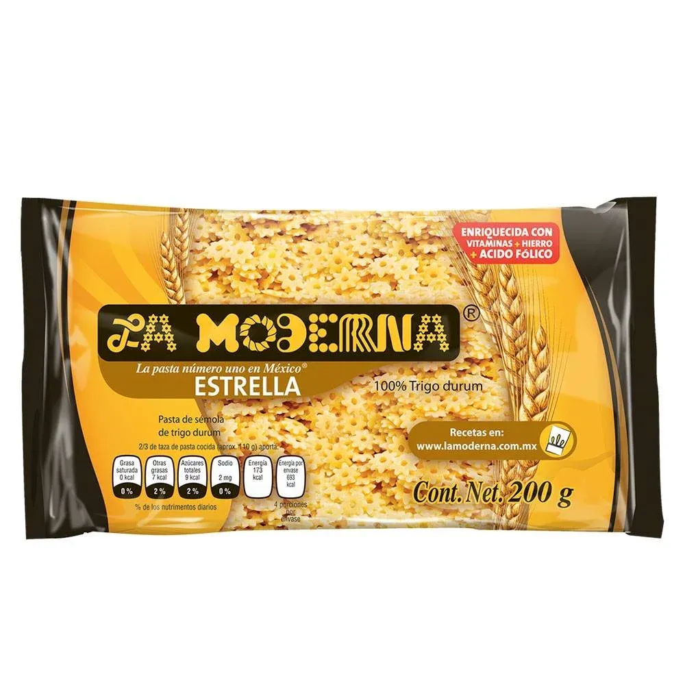 LA MODERNA SOPA ESTRELLA 200 G