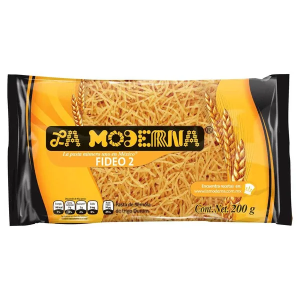 LA MODERNA SOPA FIDEO #2 200 G