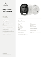 4MP Outdoor Wi-Fi Camera with Spotlight and Two-Way Audio, 256GB Micro SD - ADC-V730