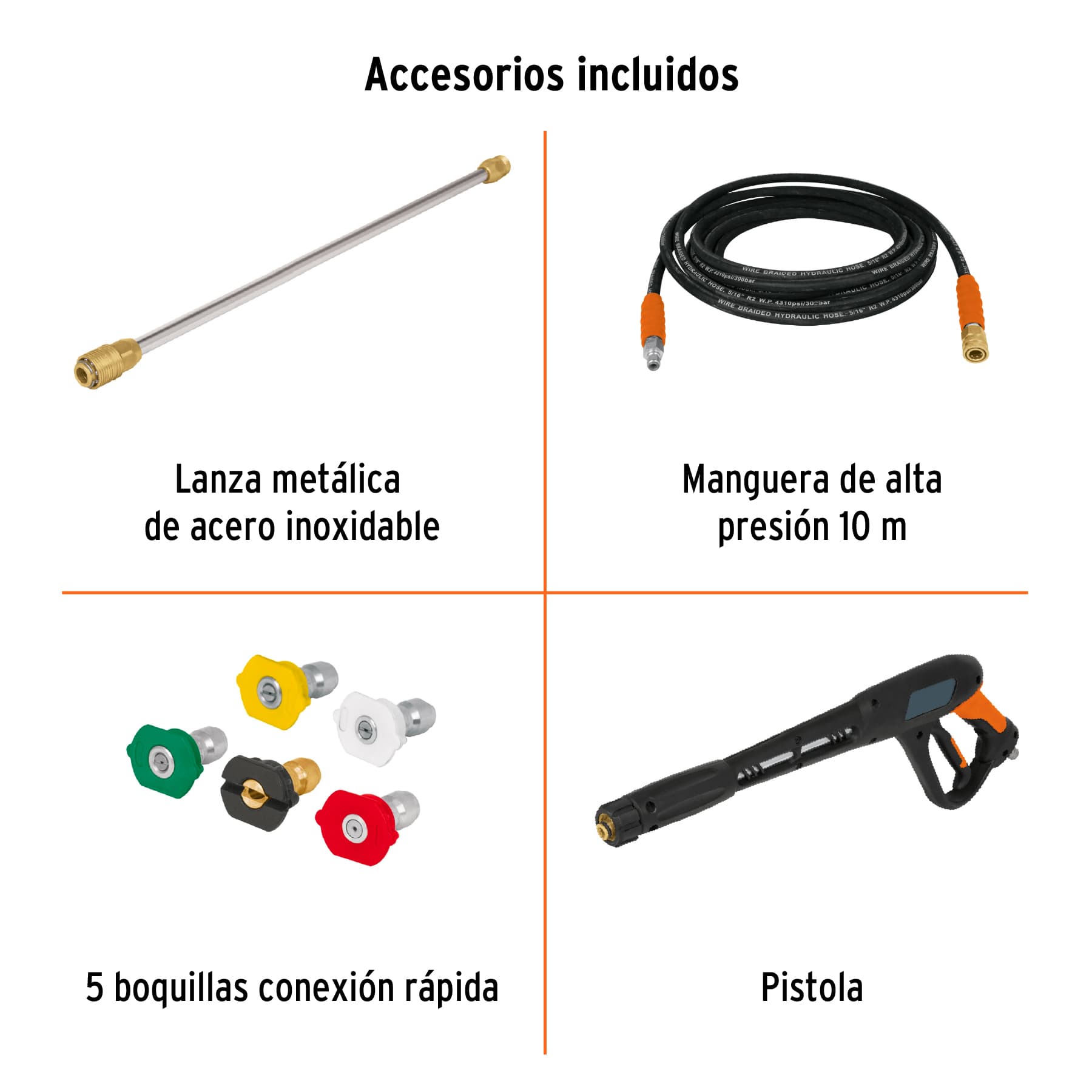 Hidrolavadora con motor a gasolina, 4000 PSI - LAGAS-4000 / 12910
