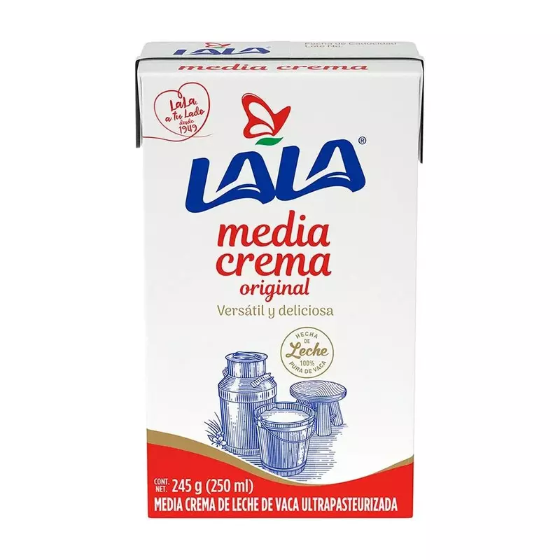 LALA MEDIA CREMA 250 ML