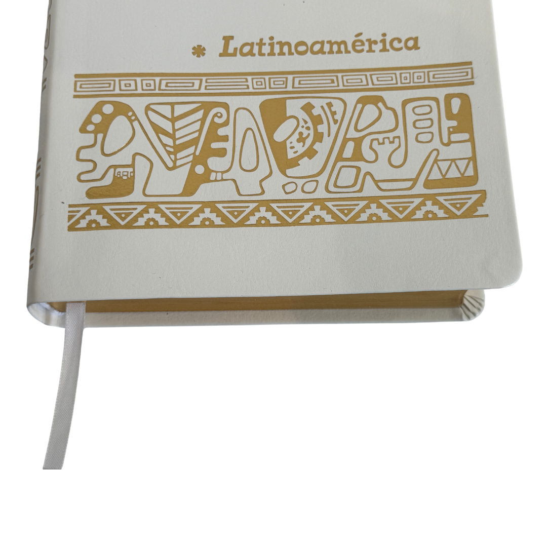 La Biblia Latinoamérica de Lujo Blanca / Letra Grande / Imitación piel - Caja de 16 unidades