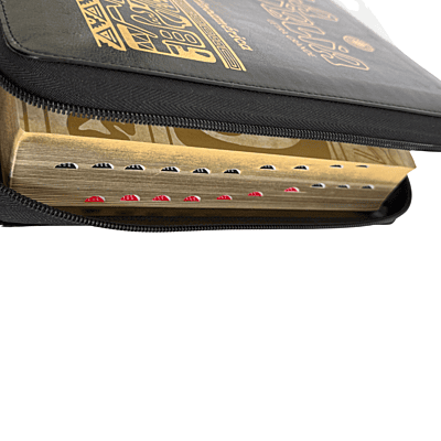 La Biblia Latinoamérica de Lujo Negra, Letra Grande, Imitación piel, Cierre e Índice