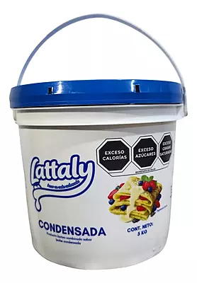 LATTALY CUBETA DE LECHE CONDENSADA 5 KG