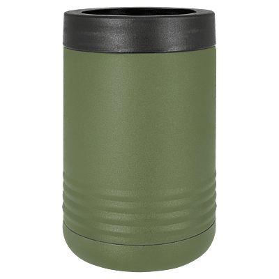 Laser Engraved Polar Camel Olive Green Beverage Holder