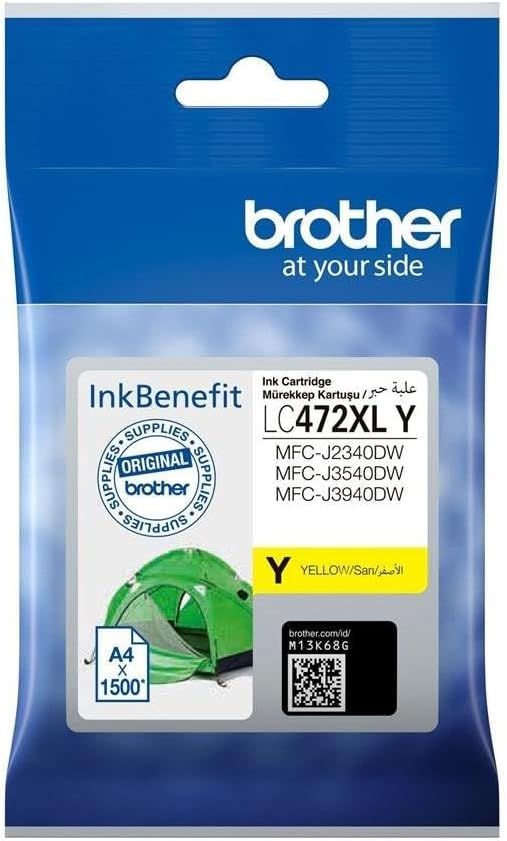 BROTHER INK CART LC472XL YELLOW