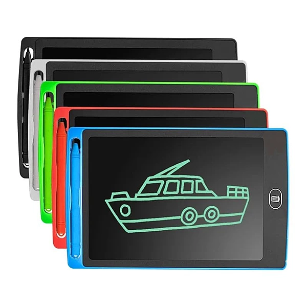 LCD Writing Tablet for Kids – 8.5 Inch (Set of 5) - Random Colour