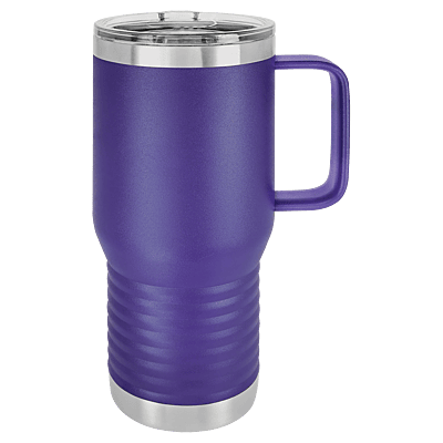 Purple Polar Camel 20 oz. Travel Mug with Slider Lid
