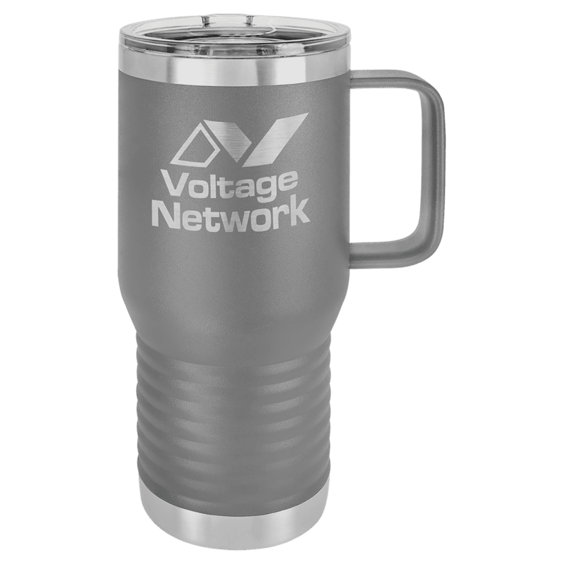 Dark Gray Polar Camel 20 oz. Travel Mug with Slider Lid