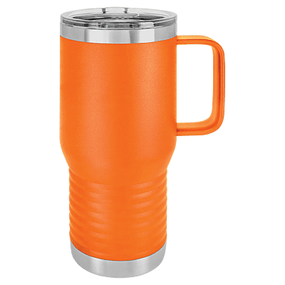 Orange Polar Camel 20 oz. Travel Mug with Slider Lid