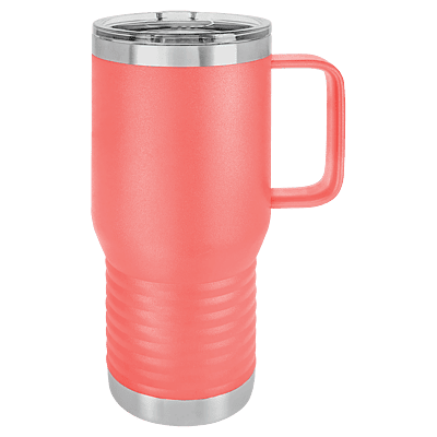 Coral Polar Camel 20 oz. Travel Mug with Slider Lid