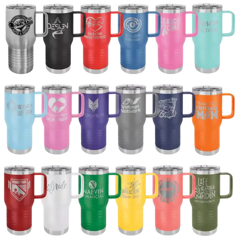 20 oz. Travel Mug with Handle