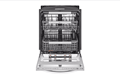 LG Dishwasher, 24 inch Exterior Width, Stainless Steel (Interior), 15 Capacity (Place Settings), Wifi Enabled, Stainless Steel colour Interior Light, Glide Rail, Dynamic Heat Dry, TrueSteam