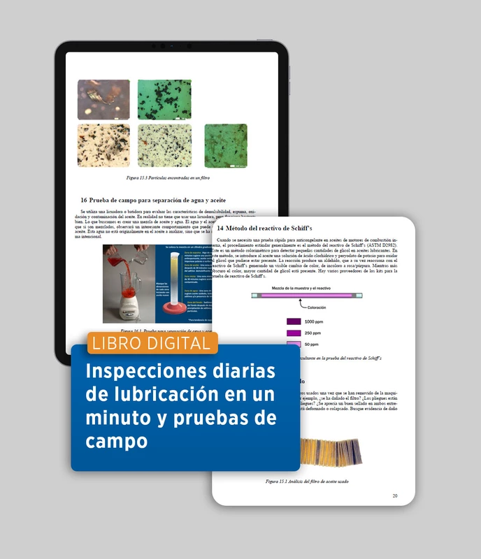 Libro digital: Inspecciones diarias de lubricación en un minuto y pruebas de campo