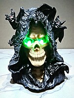 Grim Reaper & Bats with LED Eyes