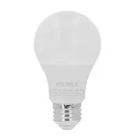 Lámpara de LED atenuable tipo bulbo 9 W luz cálida, blíster Volteck - LED-60DC / 48298