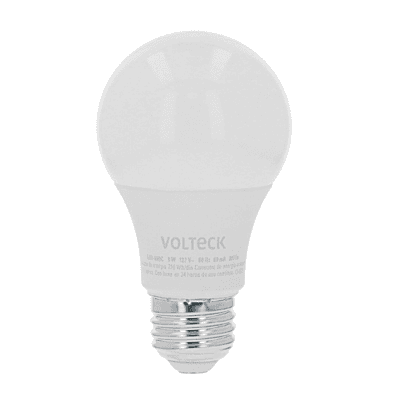Lámpara de LED atenuable tipo bulbo 9 W luz cálida, blíster Volteck - LED-60DC / 48298