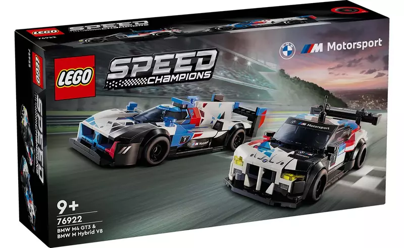 LEGO Speed Champions 76922 BMW M4 GT3 & BMW M Hybrid V8 Race Cars
