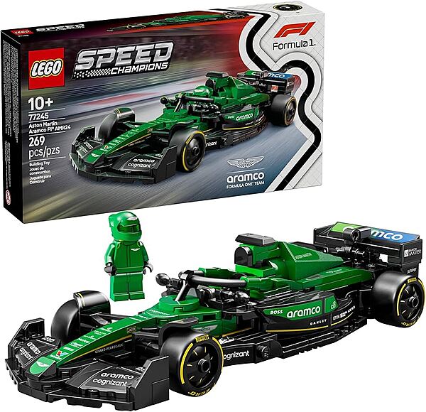 LEGO Speed Champions 77245 Aston Martin Aramco F1 AMR24 Race Car