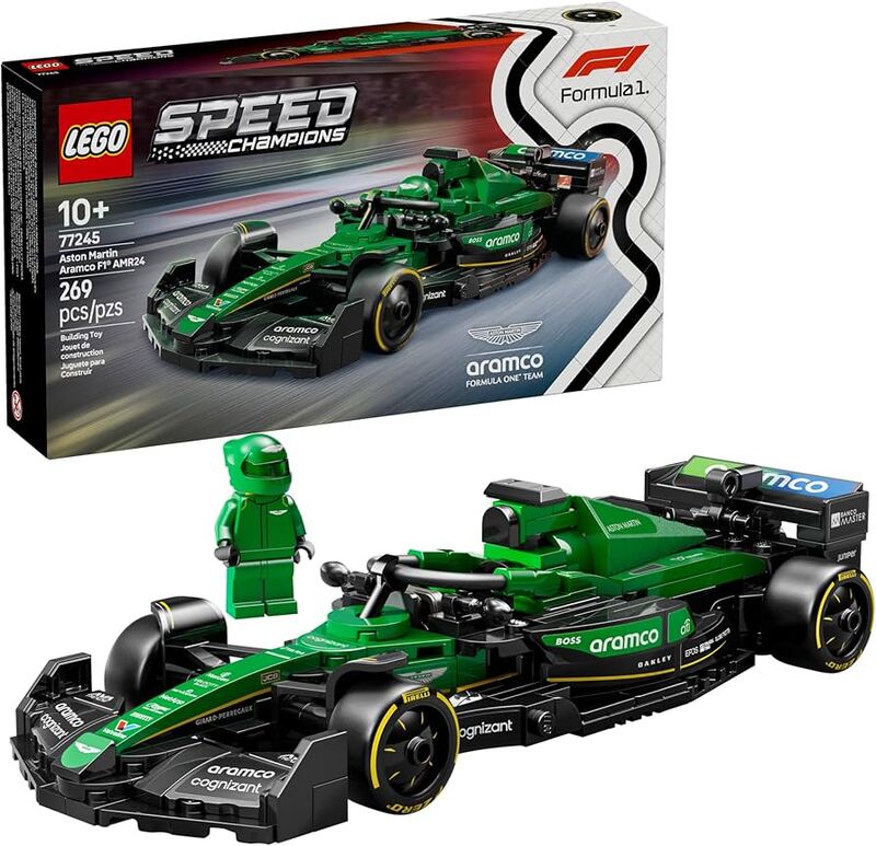 LEGO Speed Champions 77245 Aston Martin Aramco F1 AMR24 Race Car