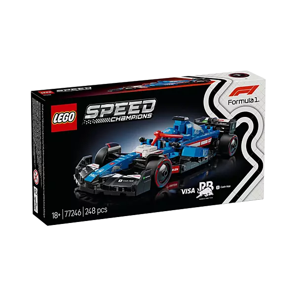 LEGO Speed Champions 77246 Visa Cash App RB VCARB 01 F1 Race Car