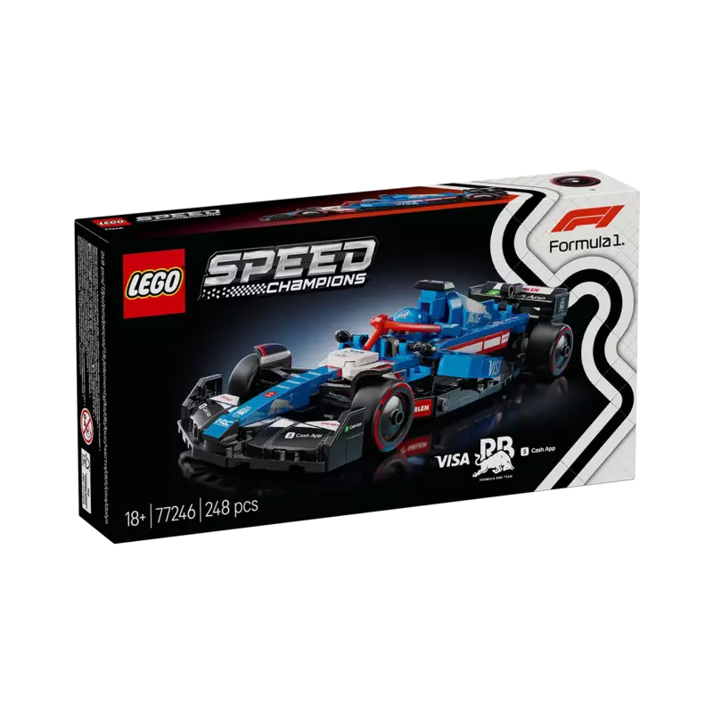 LEGO Speed Champions 77246 Visa Cash App RB VCARB 01 F1 Race Car