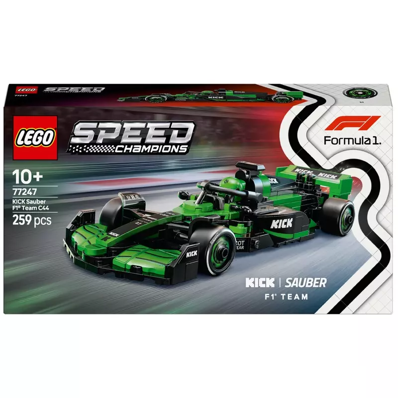 LEGO Speed Champions 77247 KICK Sauber F1 Team C44 Race Car
