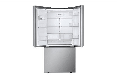 LG French Door Refrigerator, 33 inch Width, ENERGY STAR Certified, Counter Depth, 20.2 cu. ft. Capacity, Stainless Steel colour
