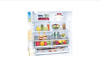 LG French Door Refrigerator, 36 inch Width, ENERGY STAR Certified, 26.2 cu. ft. Capacity, Stainless Steel colour Air Filter, Dual Ice Maker
