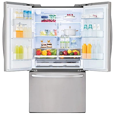LG ThinQ 36" Stainless French Door Full Depth Refrigerator With Water/Ice